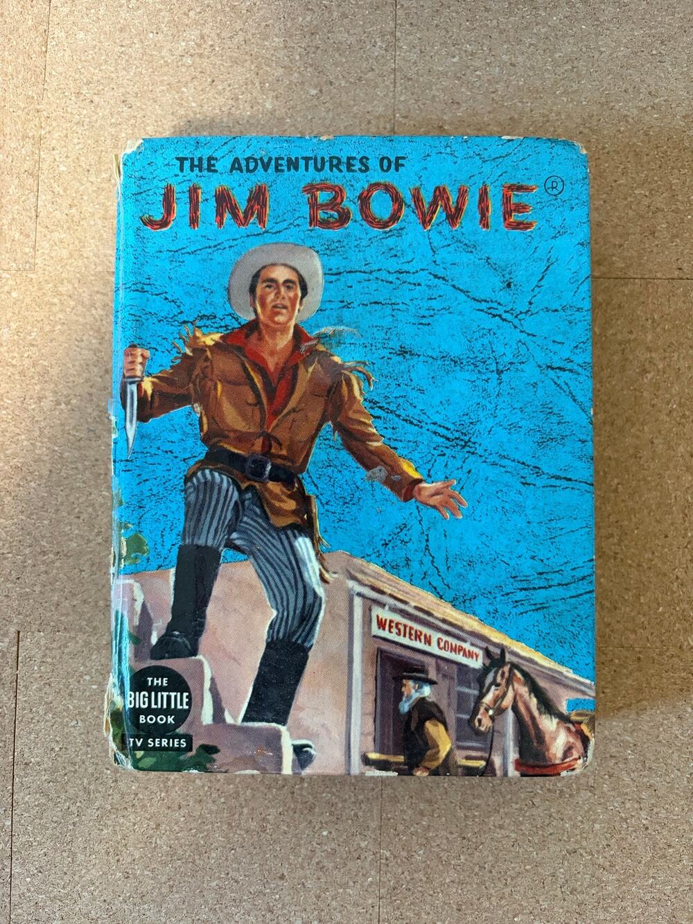 Vintage Whitman The Adventures of Jim Bowie #1648 Hardcover Big Little Book
